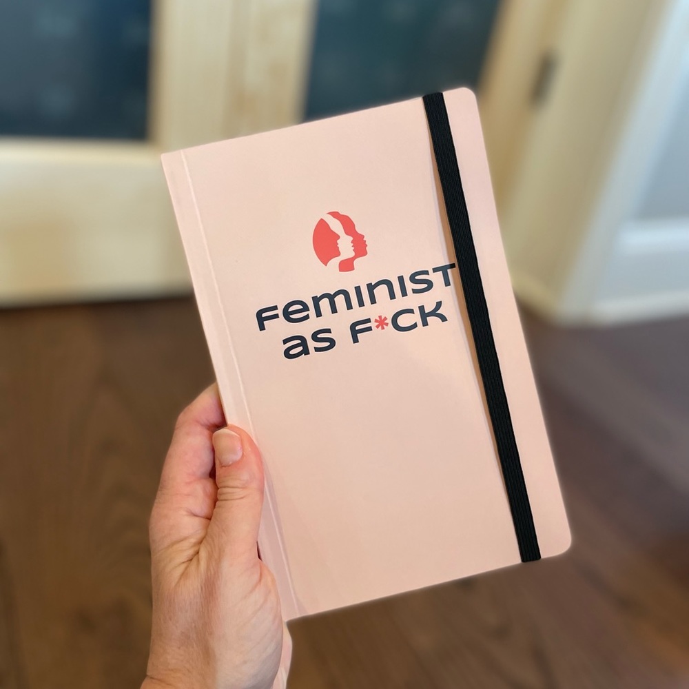 BRAND NEW ✨ Feminist As F*ck Notebook with Strap